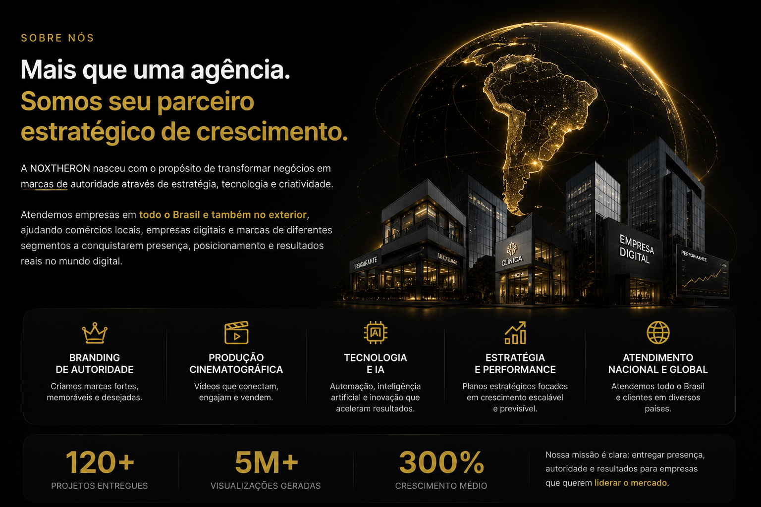 Sobre Nós - NOXTHERON - Mais que uma agência. Somos seu parceiro estratégico de crescimento.